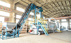 Fully continuous waste tyre(plastic)pyrolysis plant