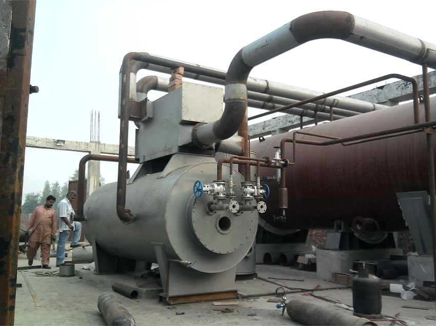 The steam boiler for Steam Blow