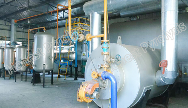 8T Semi continuous waste tyre(plastic) pyrolysis plant